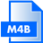 M4B File Extension Icon 48x48 png